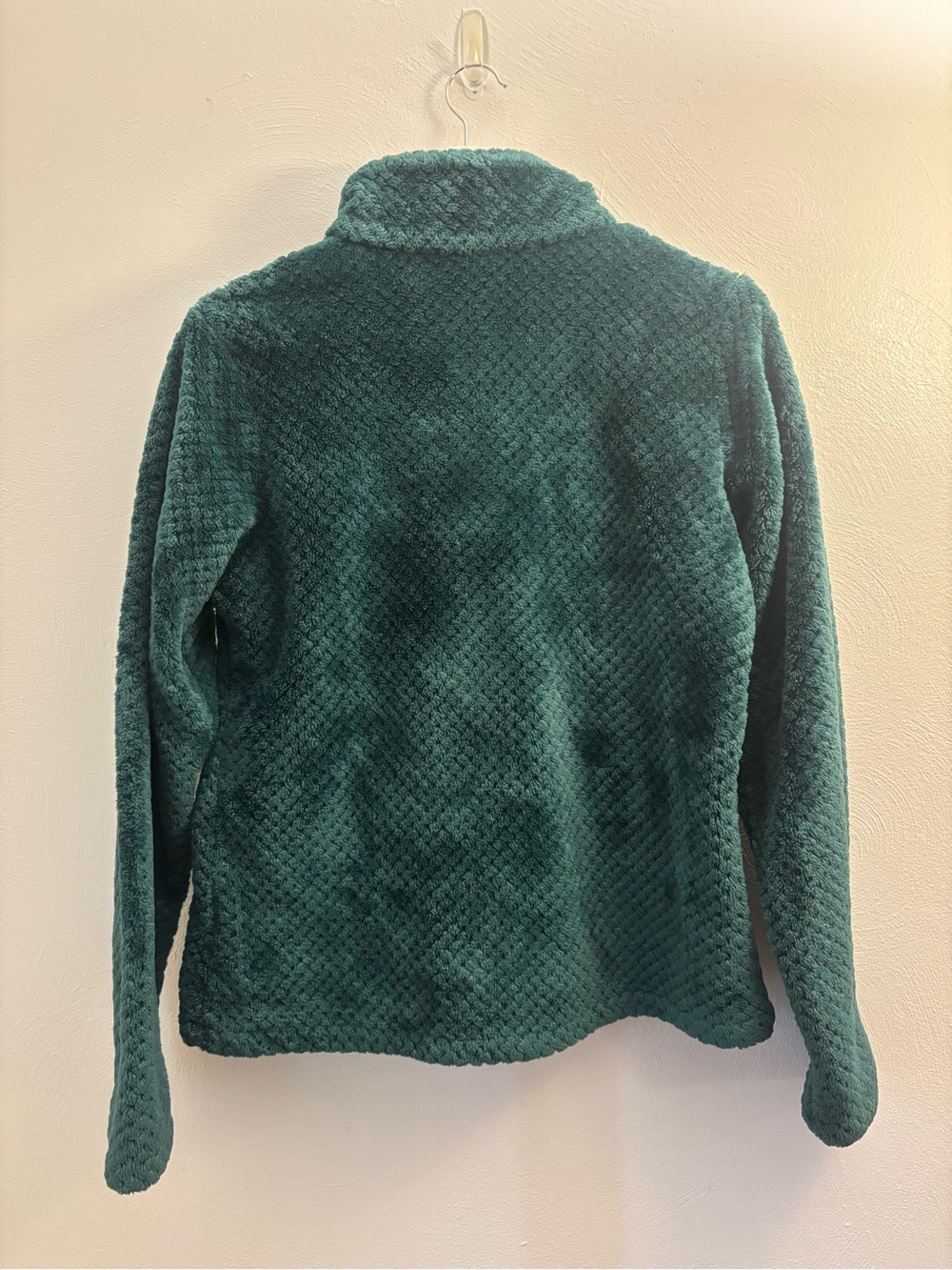 Columbia Plush Quarter-Zip Fleece Jacket  Deep Forest Green Size Large - Picture 6 of 10
